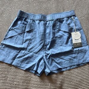 Vuori Light Blue Women's Cargo Shorts